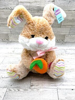 NWT Goffa Cottondale 9.5" Animated Singing Plush (Easter) Bunny - tested/works